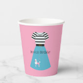 Gobelets En Papier Jupe Retro Poodle personnalisée (Recto)