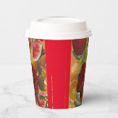 Gobelets En Papier Jus de fruits de tasse de papier (Gauche)