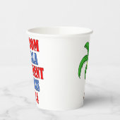 Gobelets En Papier Kamala Harris Coupe papier de liberté 2024 (Gauche)