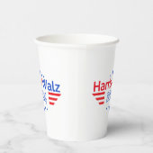 Gobelets En Papier Kamala Harris Tim Walz Election 2024 (Droite)