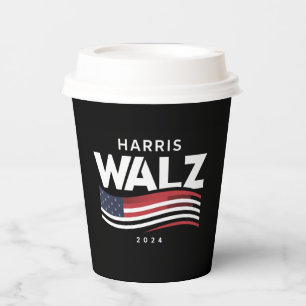 Gobelets En Papier Kamala Harris Tim Walz Valse 2024 Élection