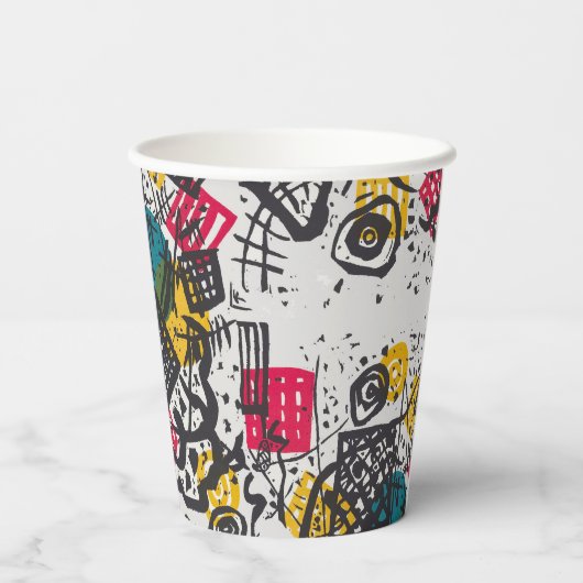 Gobelets En Papier Kandinsky Small Worlds V Classic Abstrait (Verso)