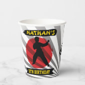 Gobelets En Papier Karate Kid Arts martiaux Cobra Kai (Recto)