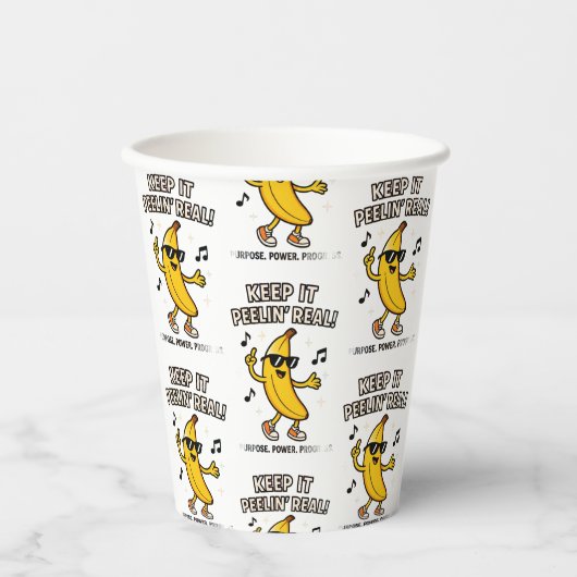 Gobelets En Papier Keep Peelin  Cloth Napkin (Recto)