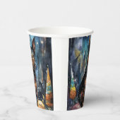 Gobelets En Papier Kelpie australienne d'Halloween avec la peur Citro