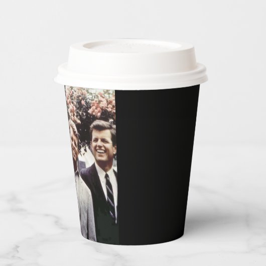 Gobelets En Papier Kennedy Brothers, président John, Robert & Ted (Gauche)