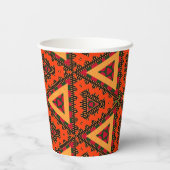 Gobelets En Papier Kente moderne africaine (Verso)