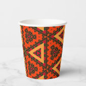 Gobelets En Papier Kente moderne africaine (Recto)