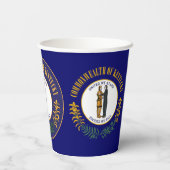 Gobelets En Papier Kentuckian Flag & Seal, Flag of Kentucky (Verso)