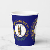 Gobelets En Papier Kentuckian Flag & Seal, Flag of Kentucky (Recto)