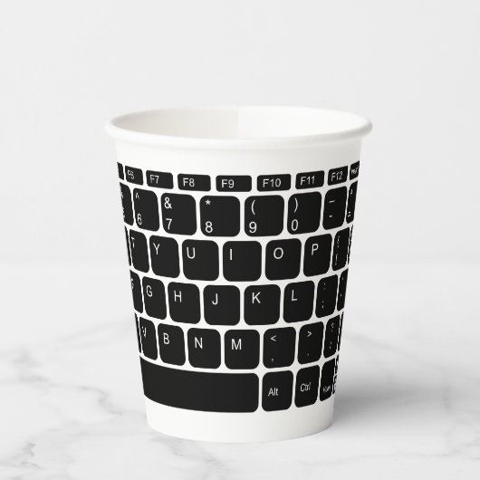Gobelets En Papier Keyboard  (Gauche)