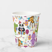 Gobelets En Papier Kids Birthday Animals (Verso)