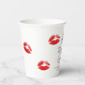 Gobelets En Papier Kiss The Miss Goodbye Bachelorette (Recto)