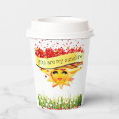 GOBELETS EN PAPIER KISSES DE SOLEIL (Verso)