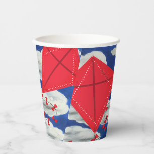Gobelets En Papier Kites et Klouds