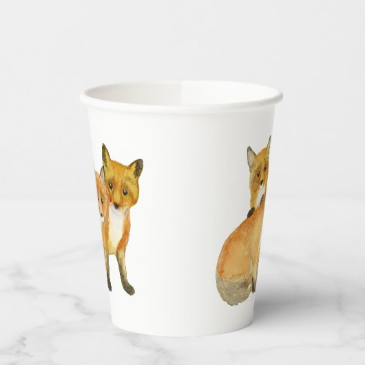 Gobelets En Papier Kits Red Fox (Gauche)