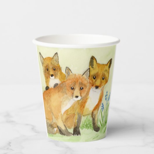 Gobelets En Papier Kits Red Fox (Recto)