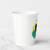 Gobelets En Papier Kiwi Bird & New Zealand party / boissons (Droite)