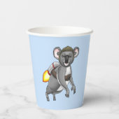 Gobelets En Papier Koala Bear Fusée (Verso)