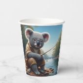 Gobelets En Papier Koala Fishing (Verso)