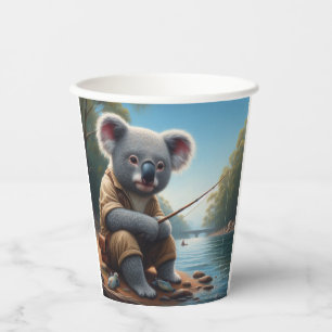 Gobelets En Papier Koala Fishing