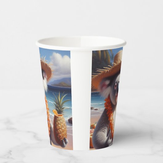 Gobelets En Papier Koala Luau (Gauche)