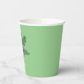 Gobelets En Papier Koala Main dessinée animal vert fête d'anniversair (Gauche)