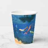 Gobelets En Papier Koi Pond (Recto)