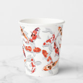 Gobelets En Papier Koi tasses de papier de poisson (Verso)