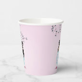 Gobelets En Papier Kokeshi Doll Cherry Blossom | Anniversaire de la f (Gauche)