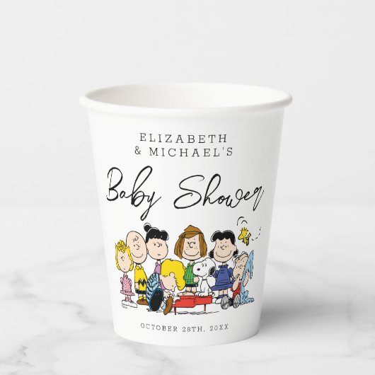 Gobelets En Papier La Bande D'Arachides | BABY SHOWER (Recto)