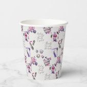 Gobelets En Papier La Beauté Provient Du Motif Intérieur (Verso)