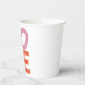 Gobelets En Papier La Caterpillar Très Affamée | AMOUR (Gauche)