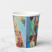 Gobelets En Papier La Cène : Jésus et les disciples (Droite)
