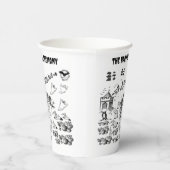 Gobelets En Papier La cérémonie hantée - (Droite)