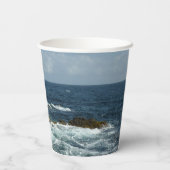 Gobelets En Papier La côte rocheuse d'Aruba (Verso)