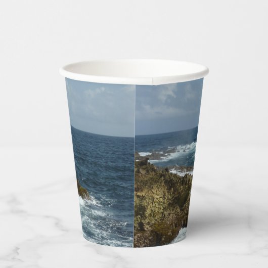 Gobelets En Papier La côte rocheuse d'Aruba (Droite)