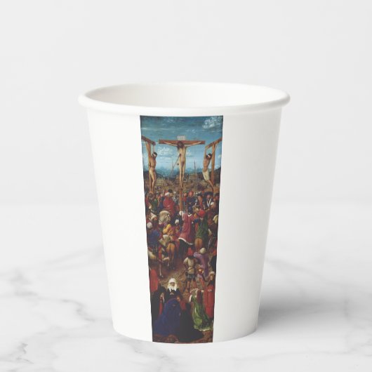 Gobelets En Papier La Crucifixion de Van Eyck (Recto)