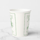 Gobelets En Papier La Fête des mariées verte du marché (Droite)