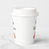 Gobelets En Papier La fête d'Halloween Feuilles d'automne élégant Fol (Droite)