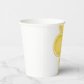 Gobelets En Papier La fête jaune Lemon Spritz (Droite)