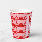 Gobelets En Papier La La Love Saint-Valentin (Droite)