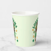 Gobelets En Papier La Lucky Mama Skeleton de St. Patrick (Gauche)