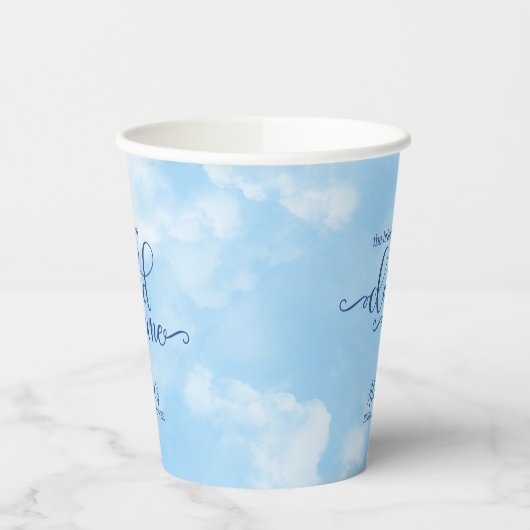 Gobelets En Papier La mariée est sur Cloud 9 (Gauche)