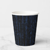 Gobelets En Papier La matrice bleue (Verso)