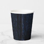 Gobelets En Papier La matrice bleue (Droite)