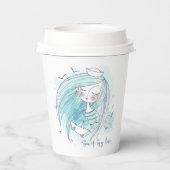 Gobelets En Papier La mer est mon amour (Verso)