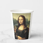 Gobelets En Papier La Mona Lisa Leonardo da Vinci (Verso)