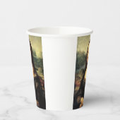 Gobelets En Papier La Mona Lisa Leonardo da Vinci (Gauche)