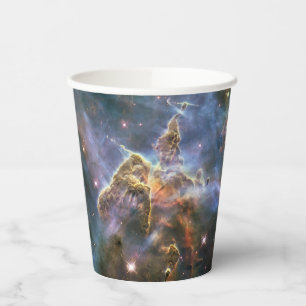 Gobelets En Papier La montagne mystique en Carina Nebula Espace Hubbl
